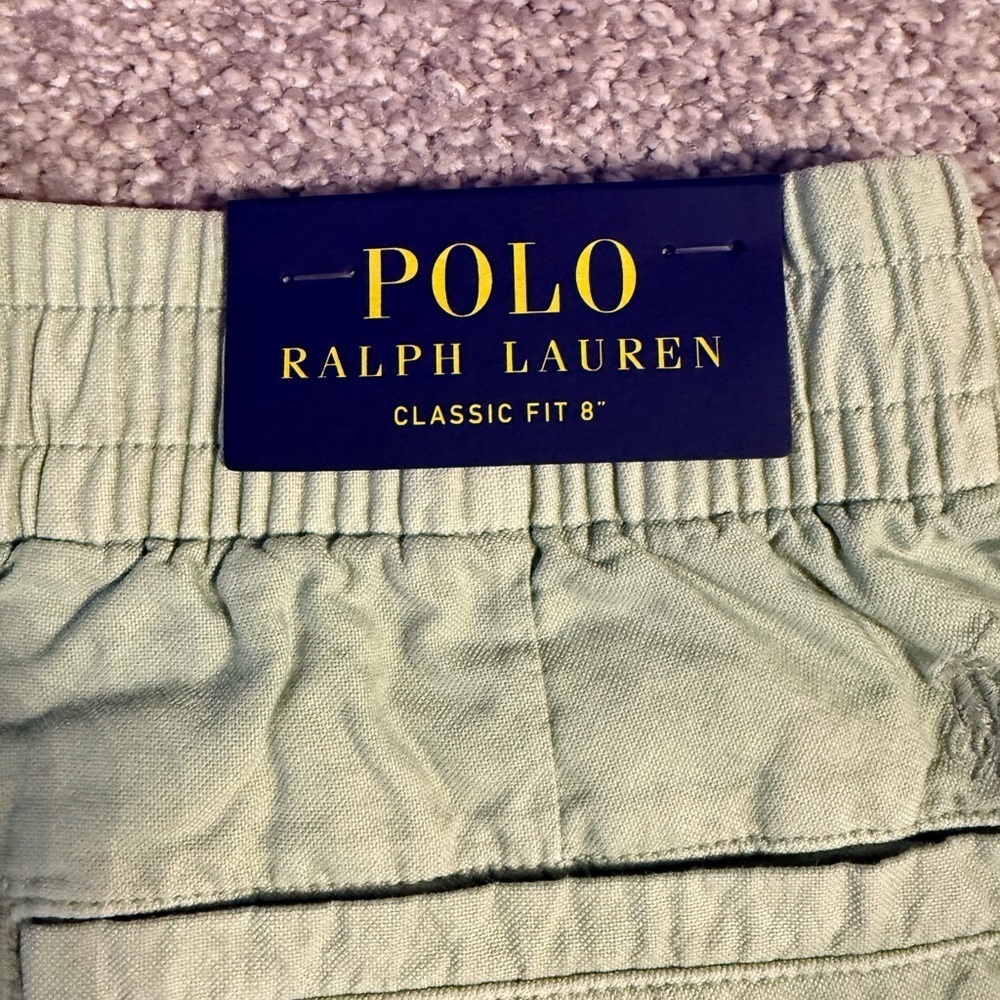 Polo by Ralph Lauren Mint Green Flat Front Chino Shorts - Picture 5 of 5